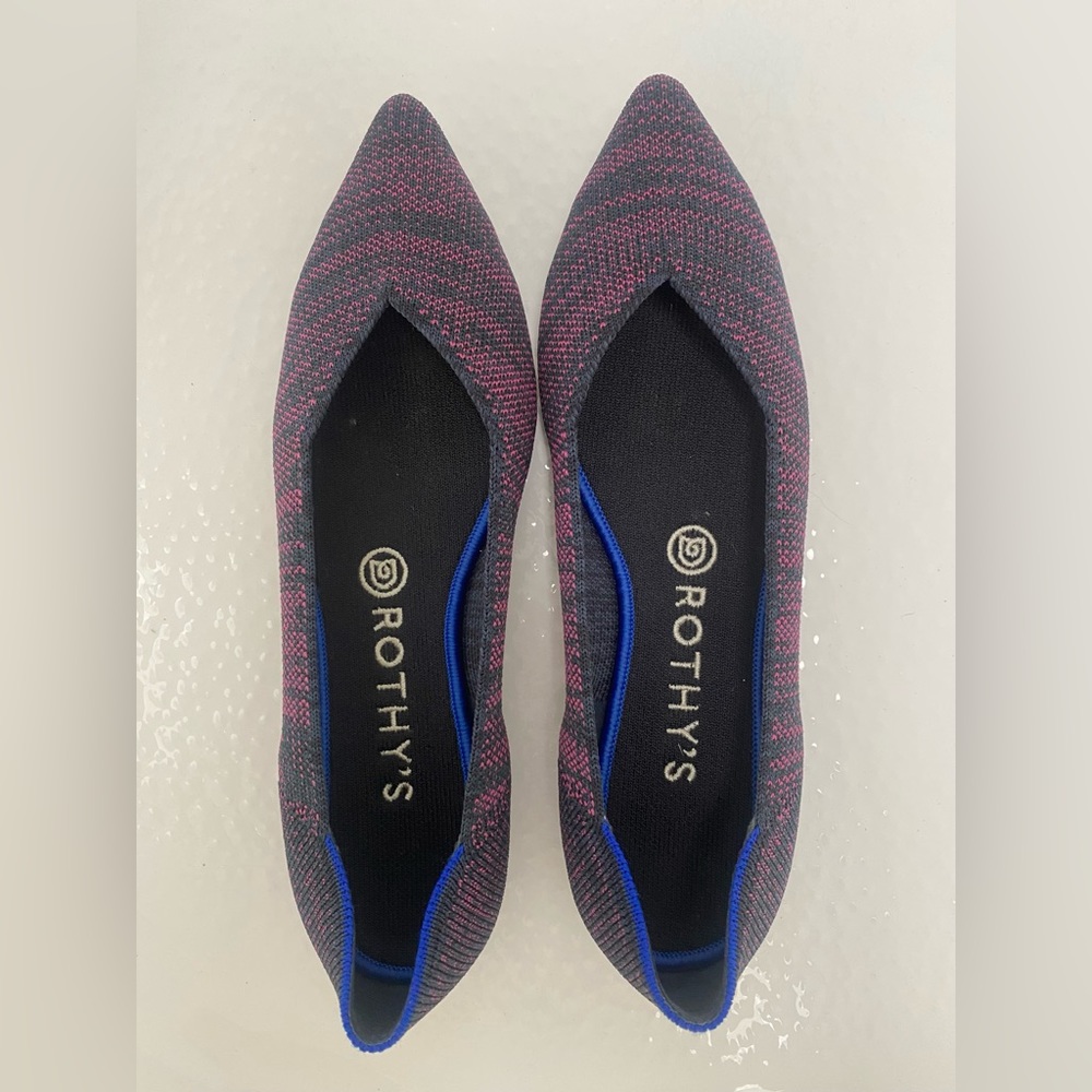 Rothys Magenta Heather points